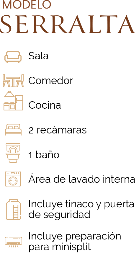 Interior Serralta - Comedor/Cocina